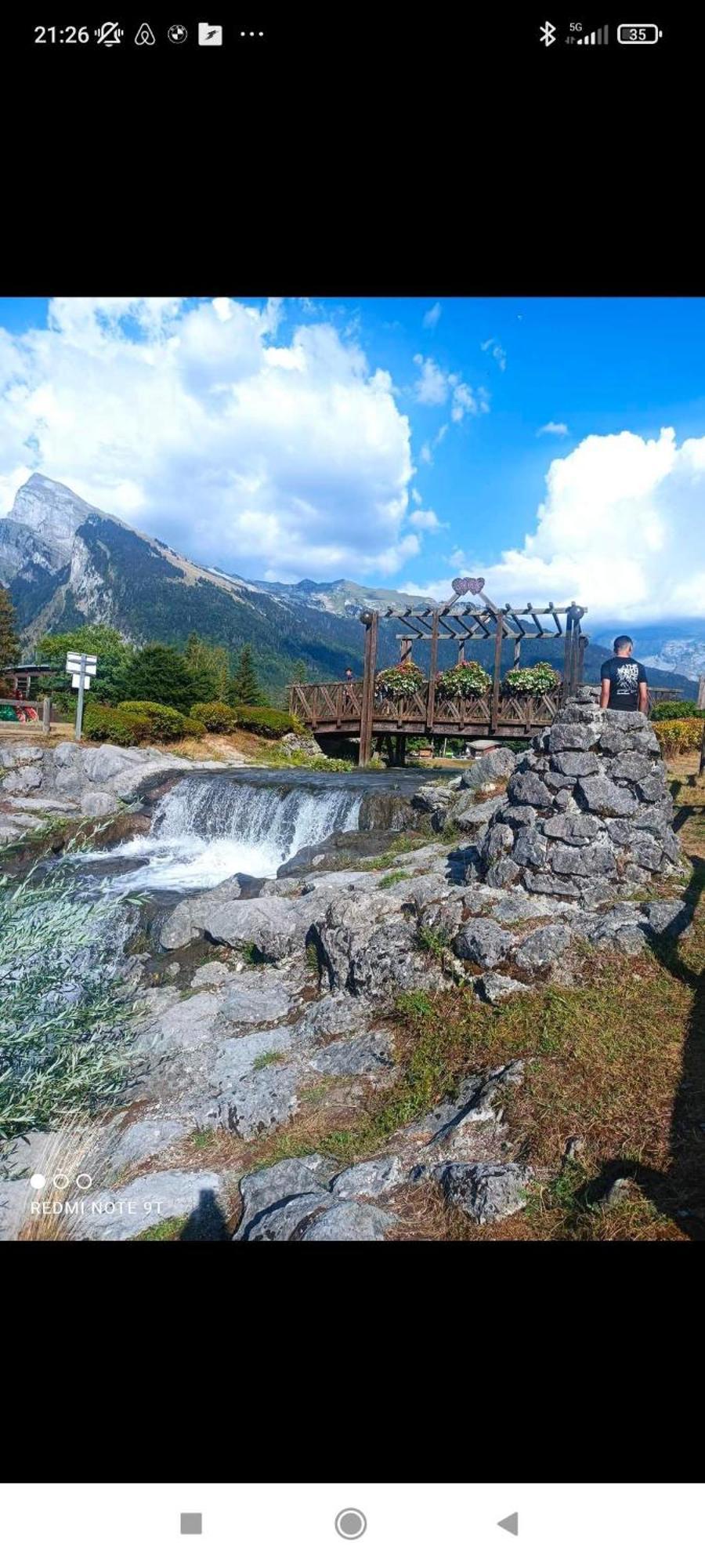 Studio Au Pied Des Pistes Avec Vue Sur La Montagne Mieussy Kültér fotó